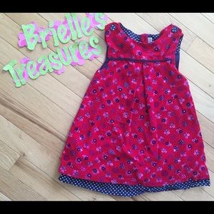 18-24m Red Corduroy Jojo Maman Bebe Dress
